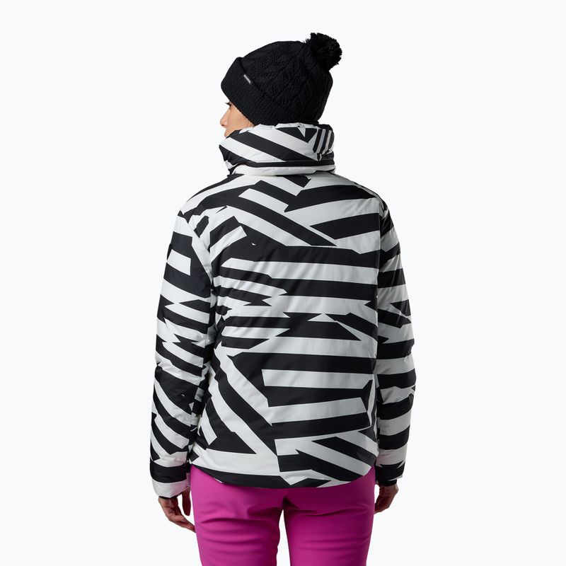 Kurtka narciarska damska Rossignol Snowblaze Down resort bold lines black 3