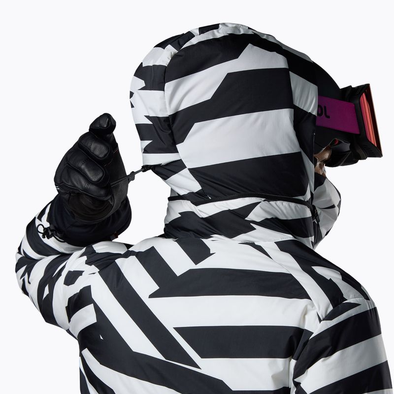 Kurtka narciarska damska Rossignol Snowblaze Down resort bold lines black 7