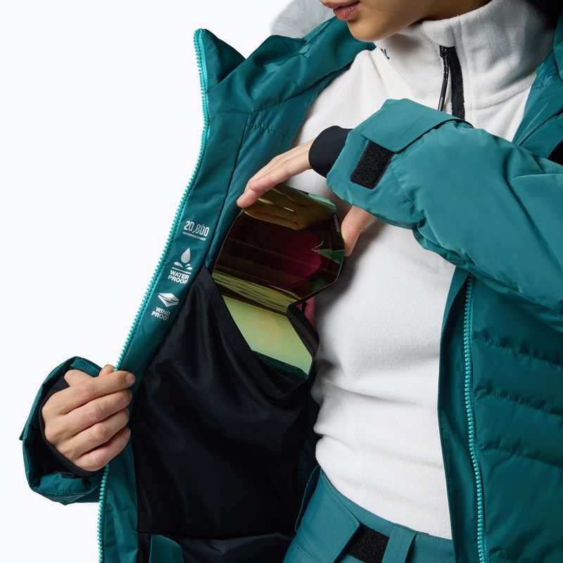 Kurtka narciarska damska Rossignol Staci Insulated transformative teal pearly 11