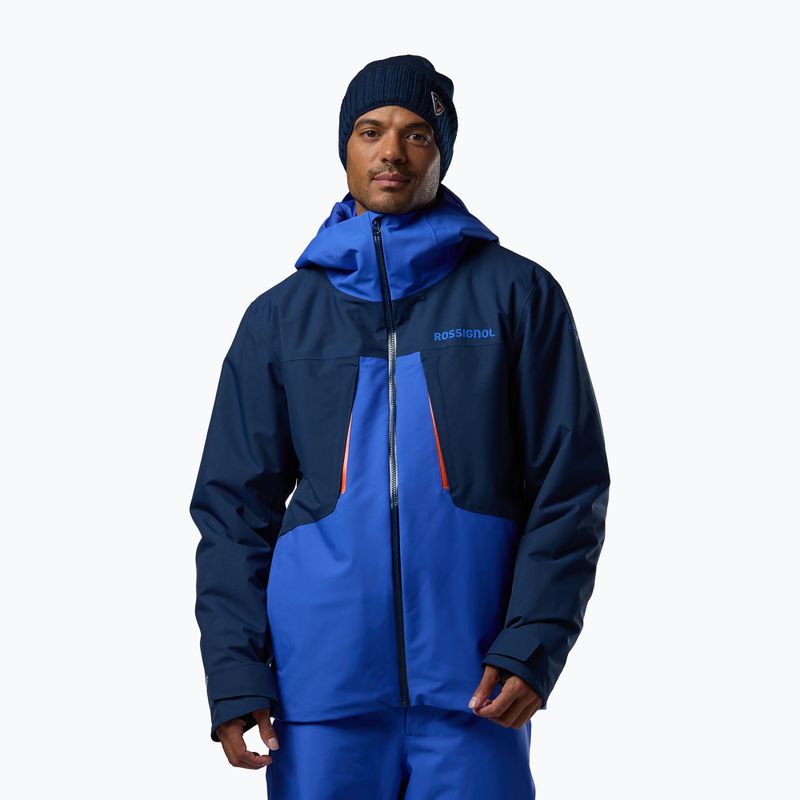 Kurtka narciarska męska Rossignol Velika Insulated dazzle blue/dark navy