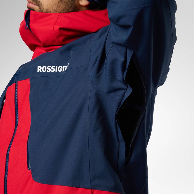 Kurtka narciarska męska Rossignol Velika Insulated sports red/dark navy 9