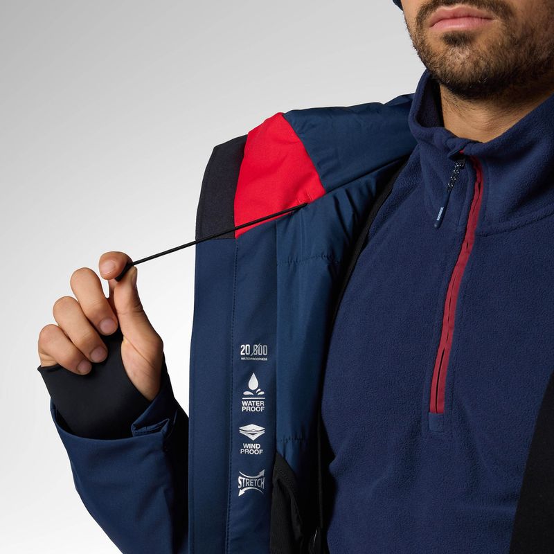 Kurtka narciarska męska Rossignol Velika Insulated sports red/dark navy 13