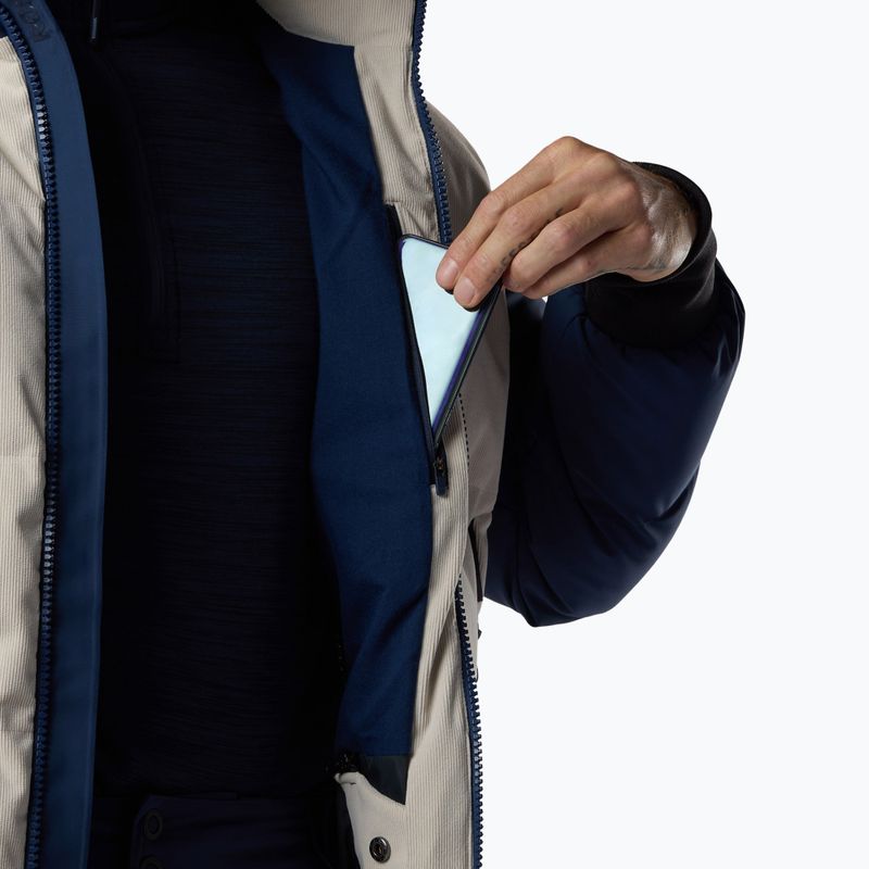 Kurtka narciarska męska Rossignol Corduroy Down Bomber silver cloud/dark navy 12