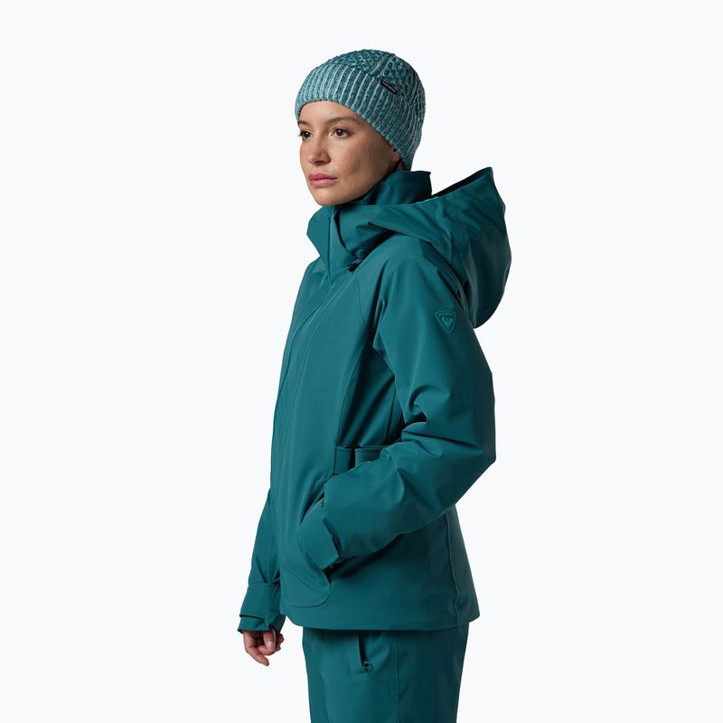 Kurtka narciarska damska Rossignol 4WS Blackside Insulated transformative teal 4