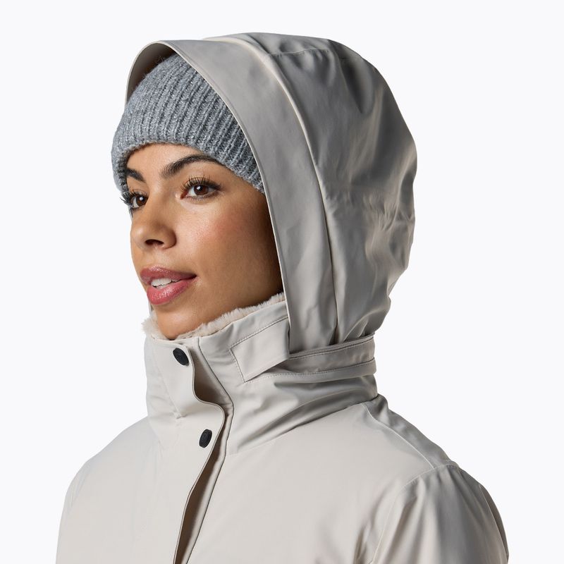 Kurtka narciarska damska Rossignol Snowdazzle Belted silver cloud 5