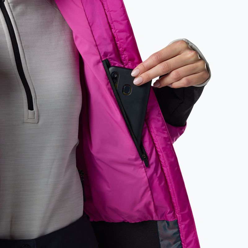 Kurtka narciarska damska Rossignol Snowblaze Down Bomber electric fuchsia 9