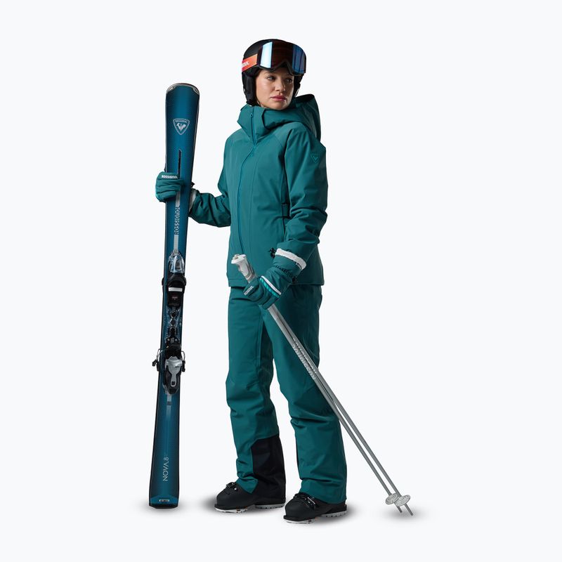 Spodnie narciarskie damskie Rossignol 4WS Blackside Insulated transformative teal 2