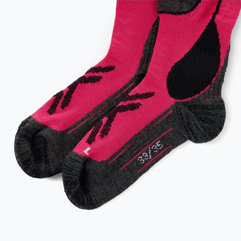 Skarpety narciarskie dziecięce Rossignol Essential electric fuchsia 3