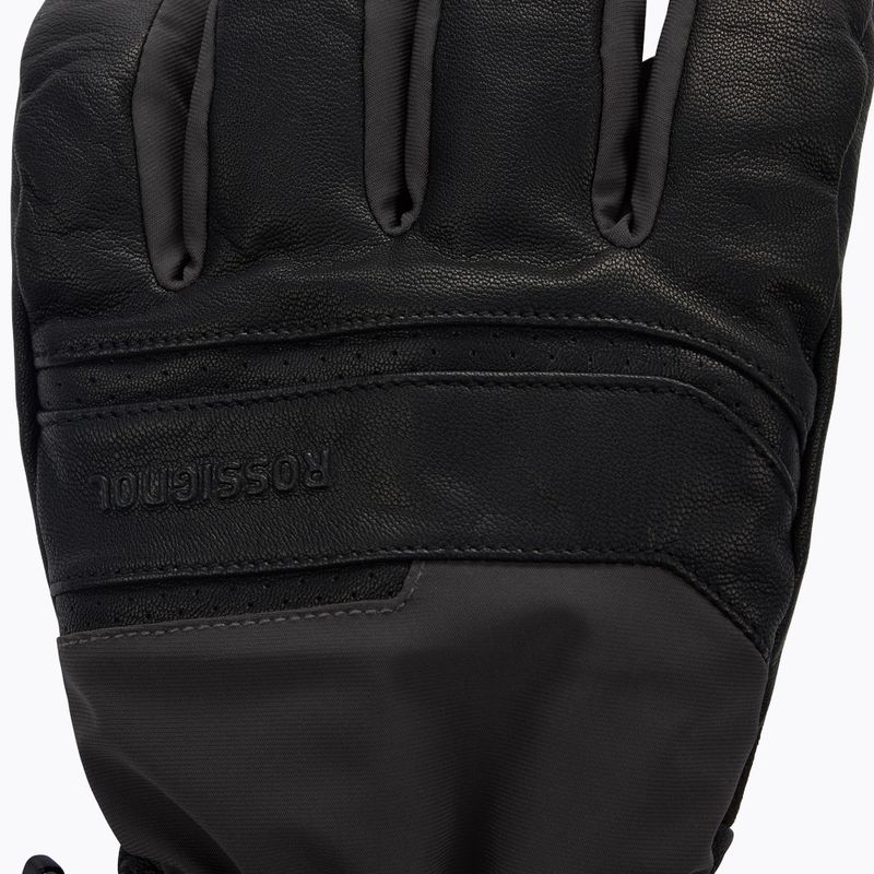 Rękawice narciarskie męskie Rossignol Leather Mix black 3