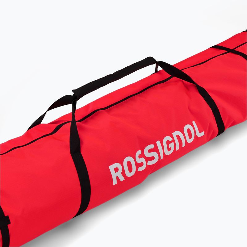 Pokrowiec na narty Rossignol Hero 2/3P Adj. red/black 3