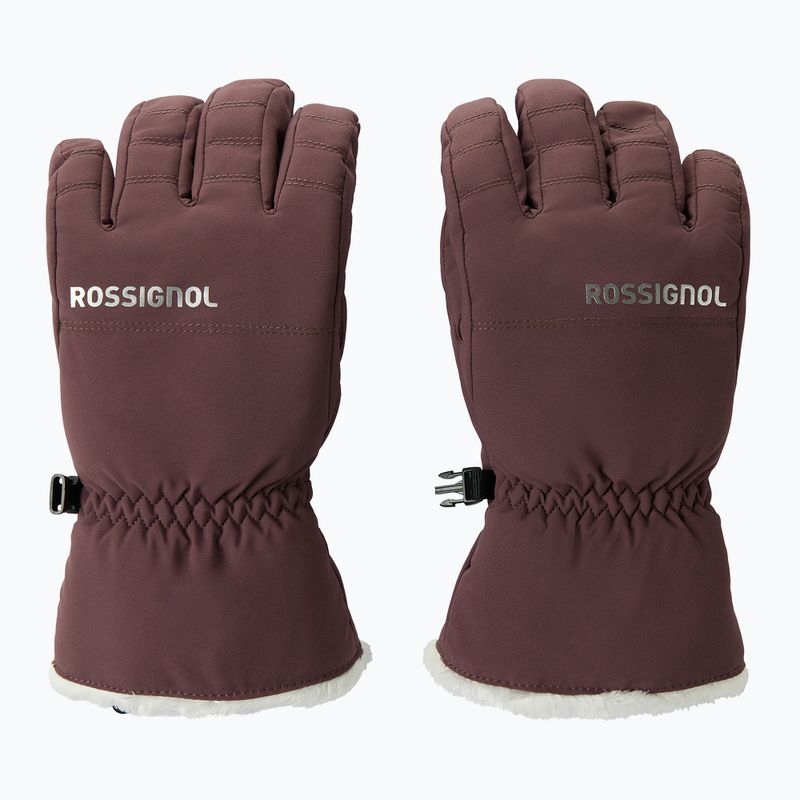 Rękawice narciarskie damskie Rossignol Perfy G huckleberry 2