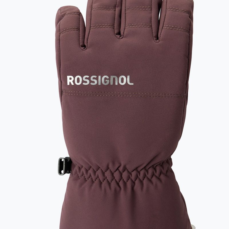 Rękawice narciarskie damskie Rossignol Perfy G huckleberry 3