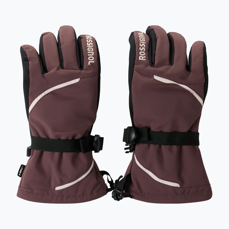 Rękawice narciarskie damskie Rossignol Temptation R-Shell huckleberry