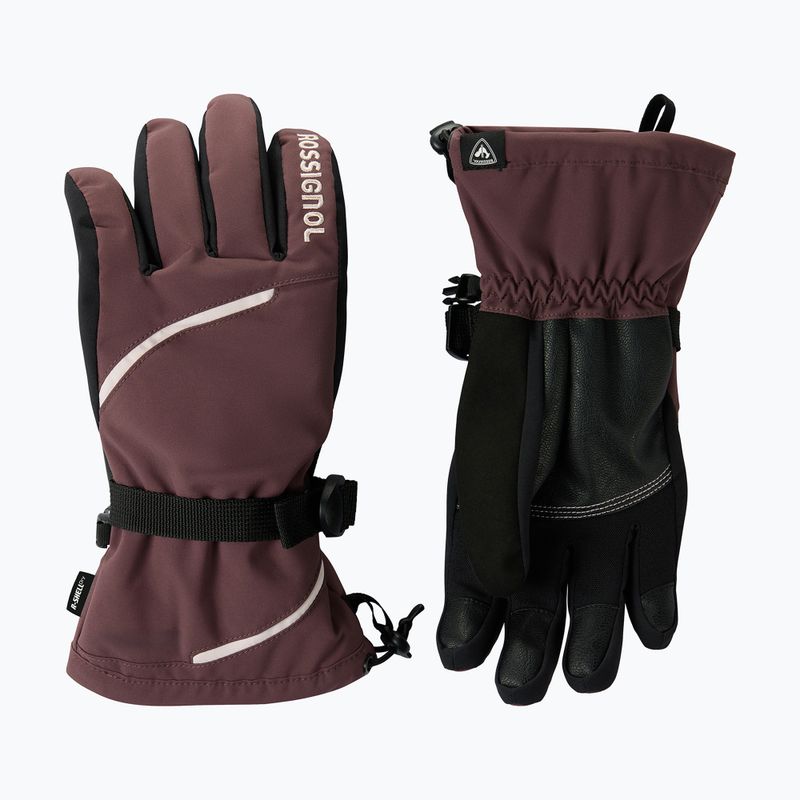 Rękawice narciarskie damskie Rossignol Temptation R-Shell huckleberry 2