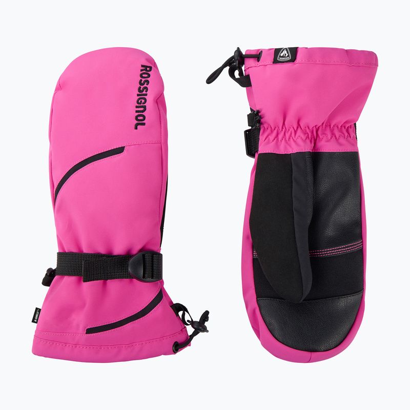 Rękawice narciarskie damskie Rossignol Temptation Mittens R-Shell electric fuchsia 2