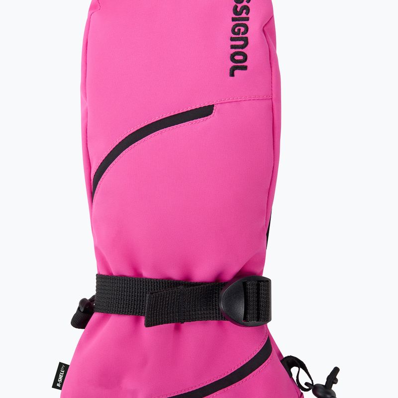 Rękawice narciarskie damskie Rossignol Temptation Mittens R-Shell electric fuchsia 3