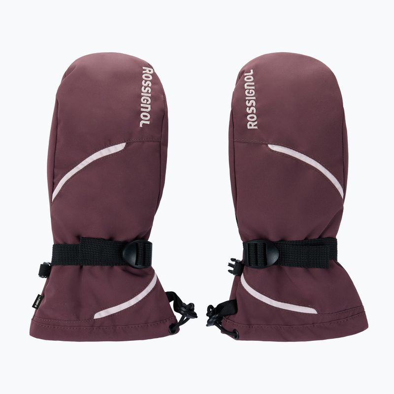 Rękawice narciarskie damskie Rossignol Temptation Mittens R-Shell huckleberry