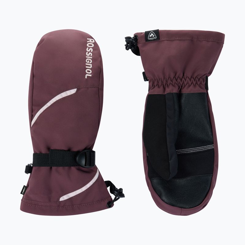 Rękawice narciarskie damskie Rossignol Temptation Mittens R-Shell huckleberry 2