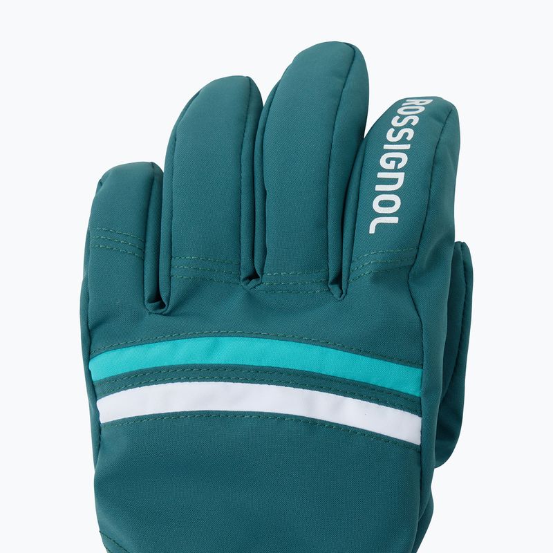 Rękawice narciarskie damskie Rossignol Piste R-Shell Dry transformative teal 3