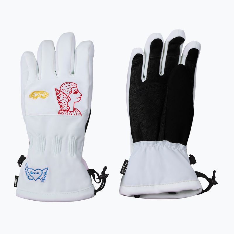 Rękawice narciarskie damskie Rossignol JCC R-Shell Dry white