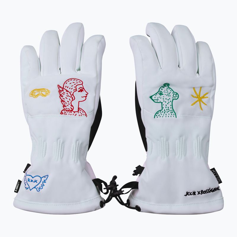 Rękawice narciarskie damskie Rossignol JCC R-Shell Dry white 2
