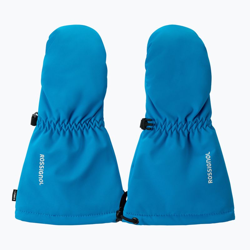 Rękawice narciarskie dziecięce Rossignol Mittens R-Shell Dry blazing blue 2