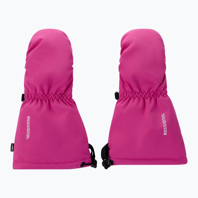 Rękawice narciarskie dziecięce Rossignol Mittens R-Shell Dry electric fuchsia 2