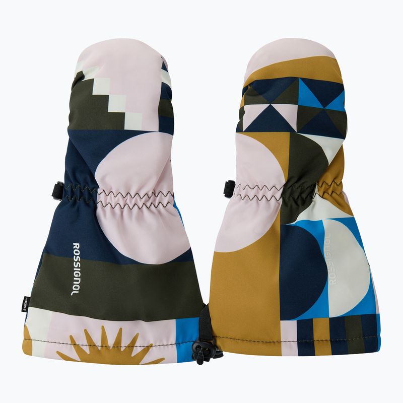 Rękawice narciarskie dziecięce Rossignol Mittens R-Shell Dry jr potpourri dazzle blue 2