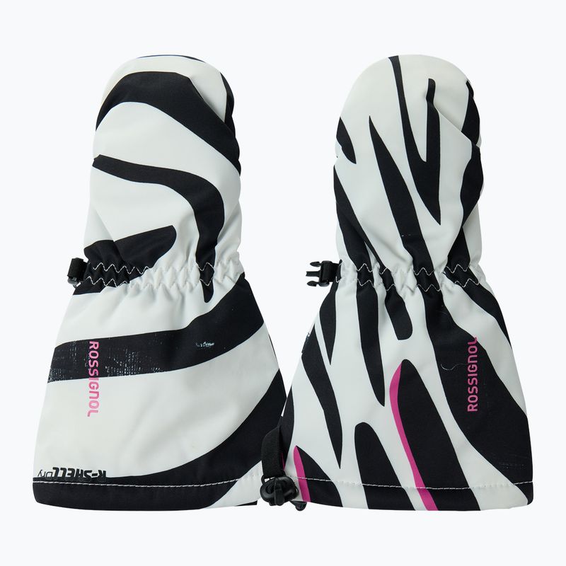 Rękawice narciarskie dziecięce Rossignol Mittens R-Shell Dry savage black 2