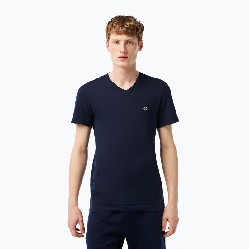 Koszulka męska Lacoste TH2036 navy blue