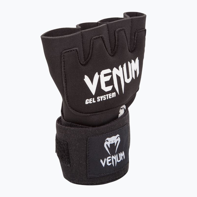 Rękawice wewnętrzne Venum Gel Kontact Quick Wraps black/white 2