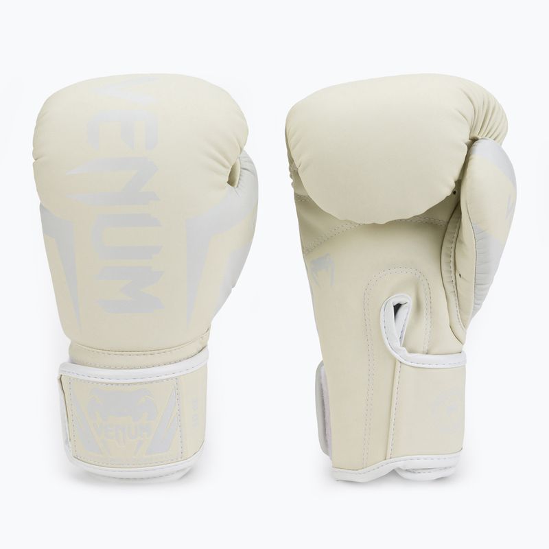 Rękawice bokserskie Venum Elite white/white 3