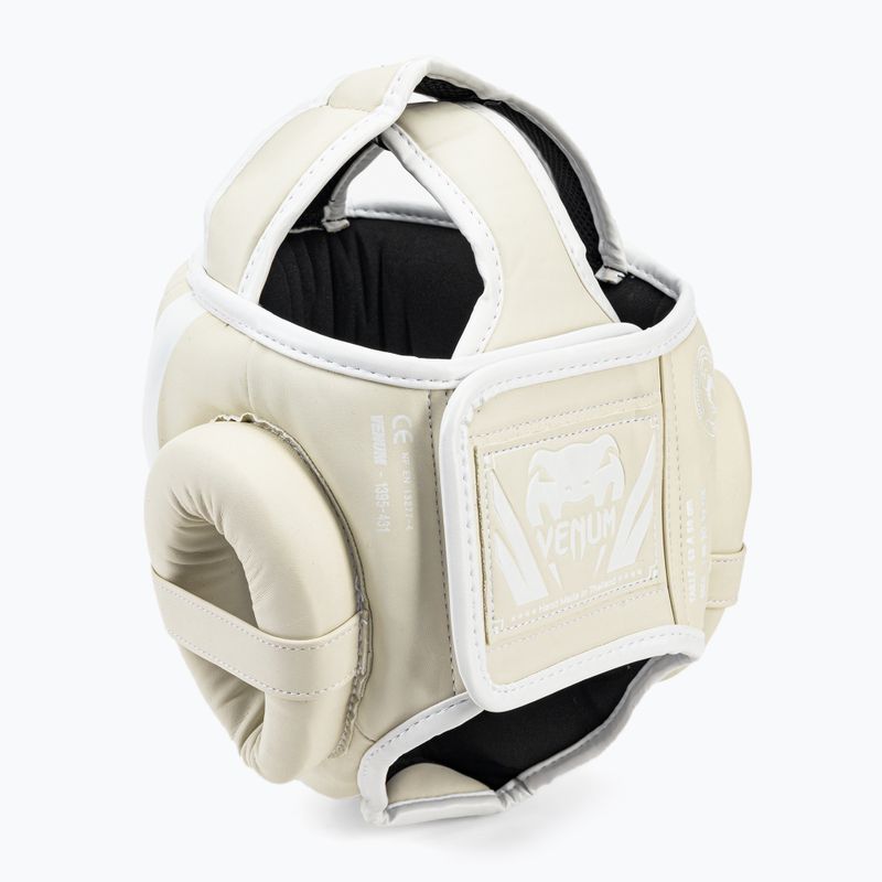 Kask bokserski Venum Elite white 3