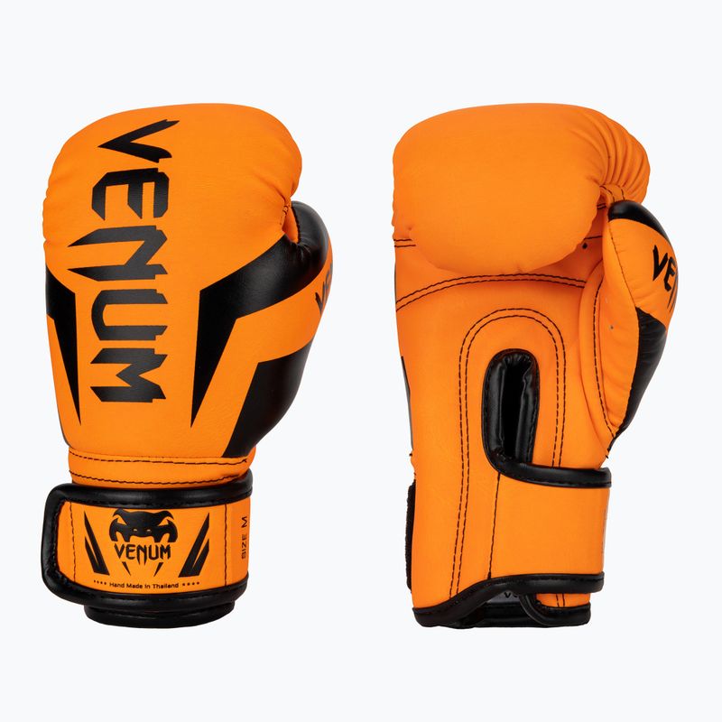 Rękawice bokserskie dziecięce Venum Elite Boxing fluo orange