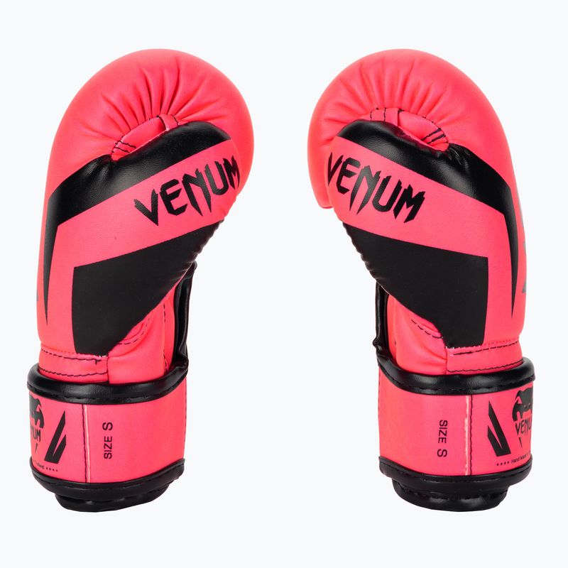 Rękawice bokserskie dziecięce Venum Elite Boxing fluo pink 3