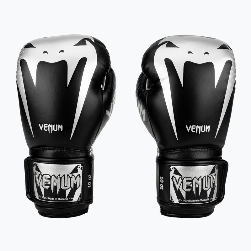 Rękawice bokserskie Venum Giant 3.0 czarno-srebrne 2055-128 2