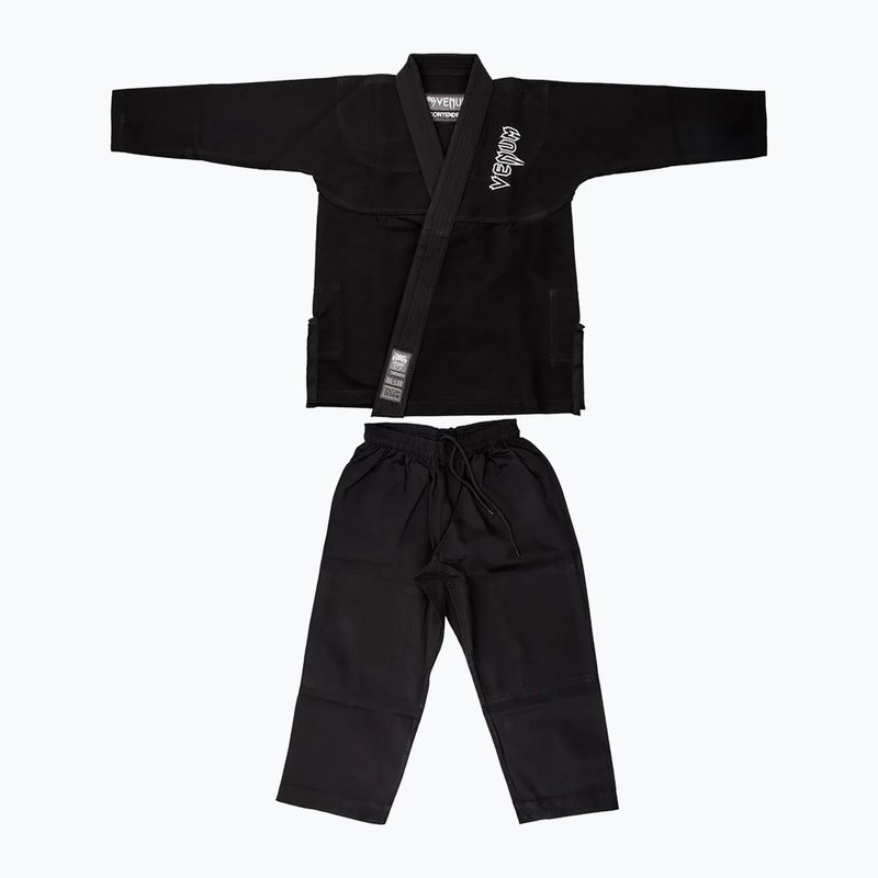 GI do brazylijskiego jiu-jitsu dziecięce Venum Contender Evo black