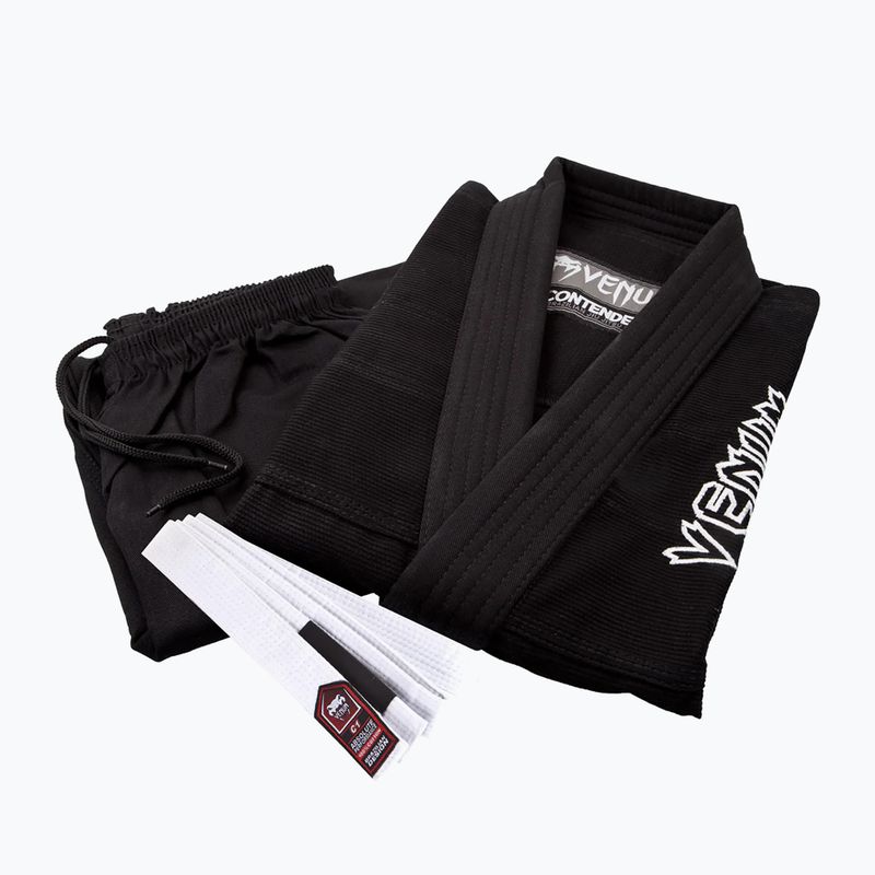 GI do brazylijskiego jiu-jitsu dziecięce Venum Contender Evo black 8