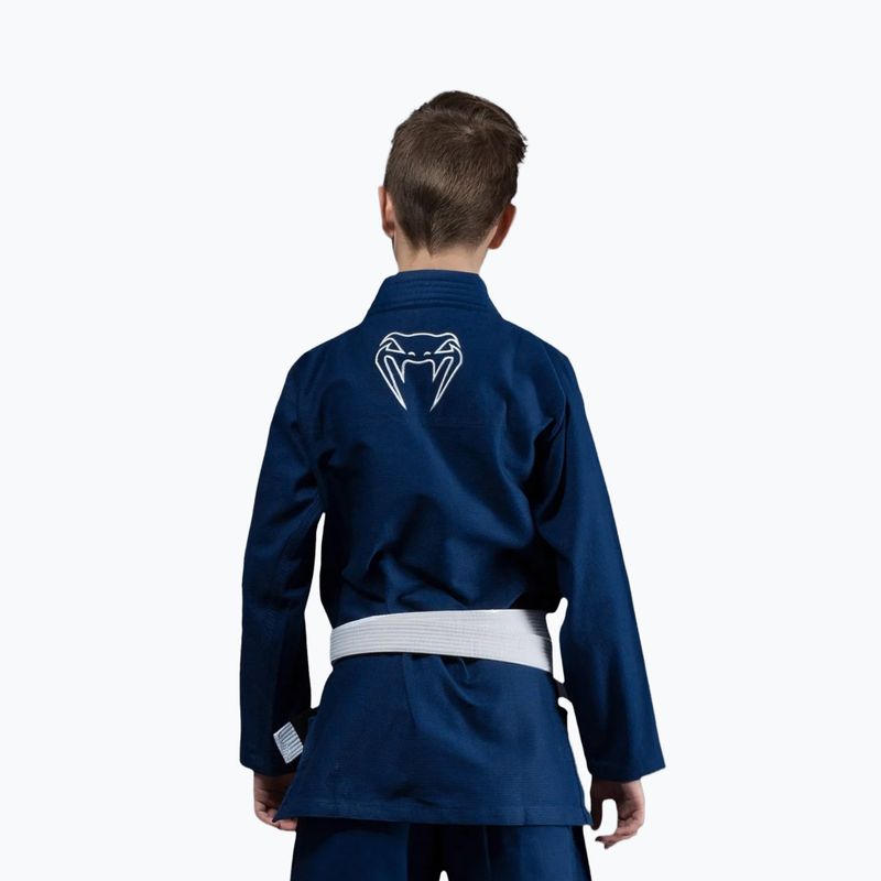 GI do brazylijskiego jiu-jitsu dziecięce Venum Contender navy blue 7