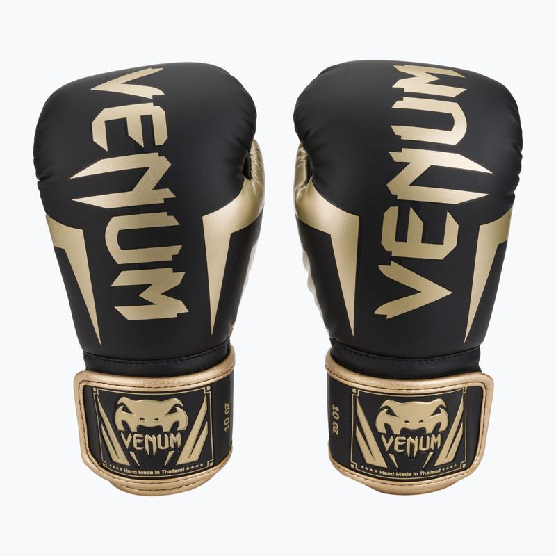 Rękawice bokserskie Venum Elite black/gold