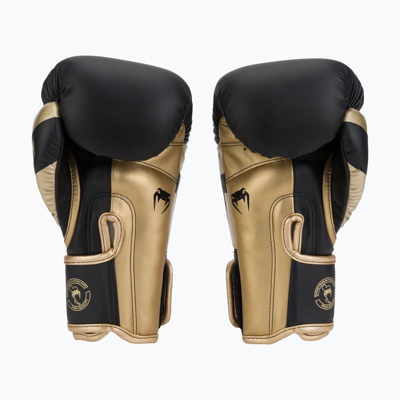 Rękawice bokserskie Venum Elite black/gold 2
