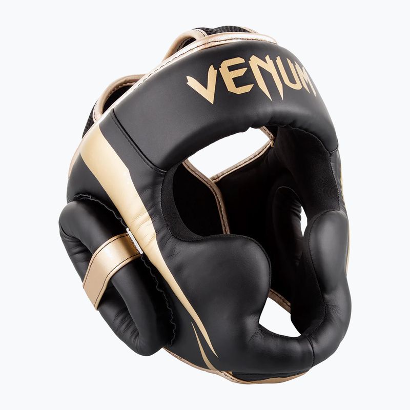 Kask bokserski Venum Elite black/gold 5