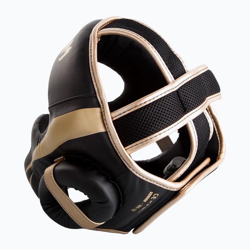 Kask bokserski Venum Elite black/gold 7