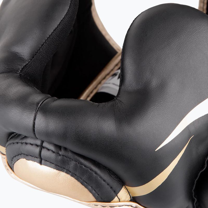 Kask bokserski Venum Elite black/gold 11