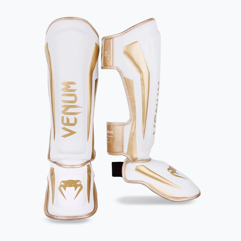 Ochraniacze piszczeli i stóp Venum Elite Standup black/gold