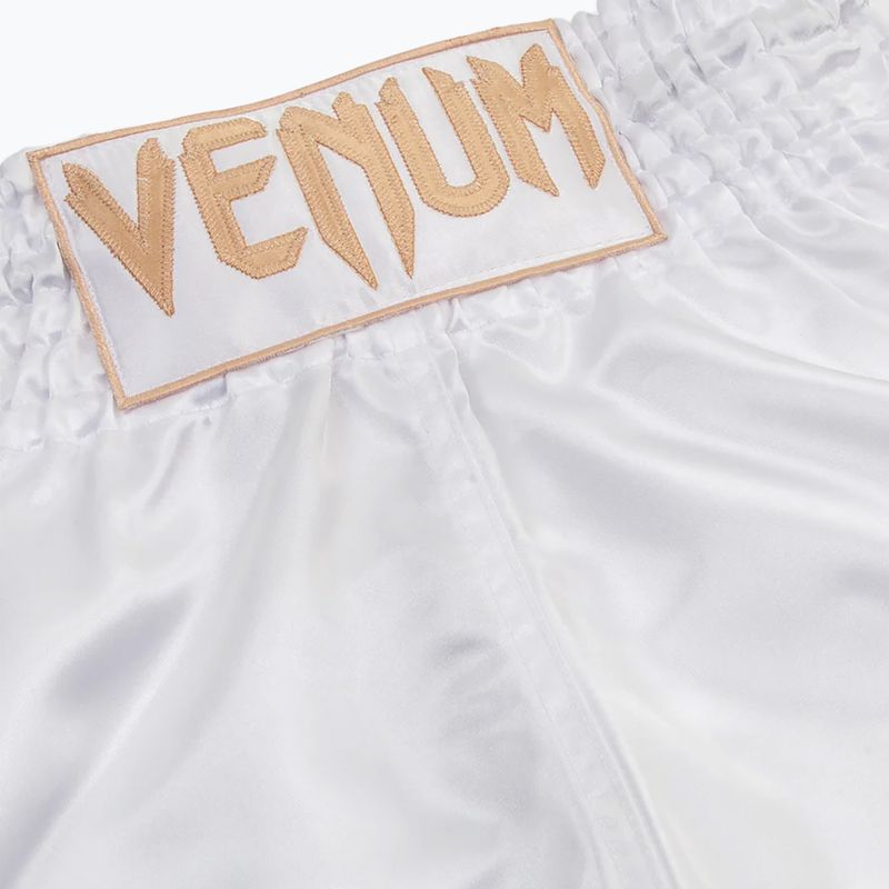 Spodenki treningowe męskie Venum Classic Muay Thai white/gold 3