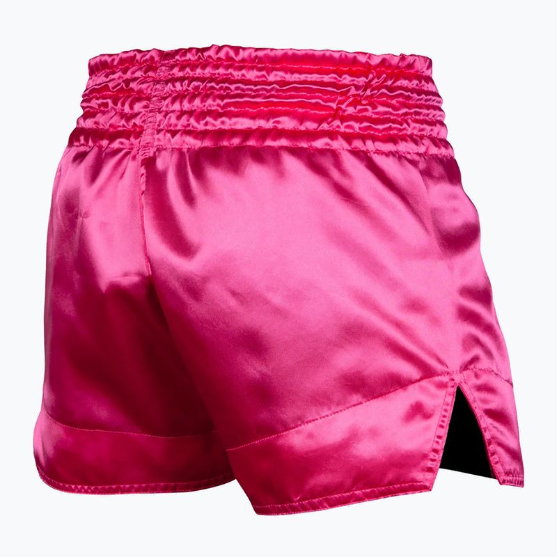 Spodenki treningowe męskie Venum Classic Muay Thai pink/white 2