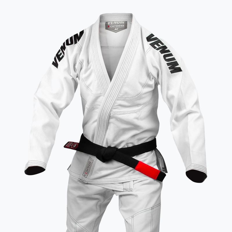 GI do brazylijskiego jiu-jitsu Venum Contender Evo white 2