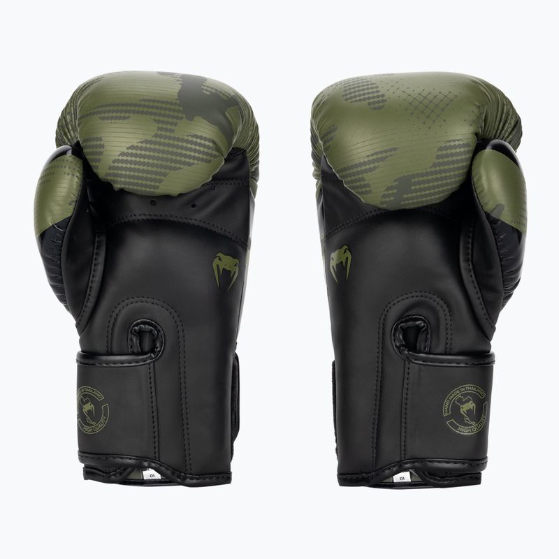 Rękawice bokserskie Venum Elite khaki camo 2