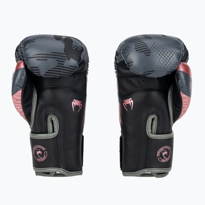 Rękawice bokserskie Venum Elite black/pink gold 2